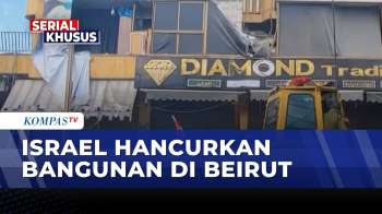 Serangan Udara Hantam Permukiman di Beirut, Bangunan Hancur dan Mobil Tertimpa Reruntuhan