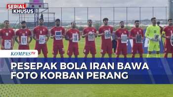 Tanding Lawan Kosta Rika, Pemain Bola Iran Bawa Foto Korban Perang | KOMPAS PETANG
