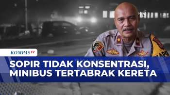 Minibus Di Bogor Tertabrak Kereta, Diduga Sopir Tak Konsentrasi Saat Mengemudi | BERITA UTAMA
