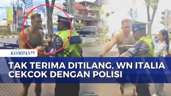 WN Italia Di Bali Ngamuk Saat Ditilang Polisi Gara-Gara Tak Pakai Helm | KOMPAS PETANG