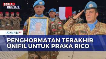 UNIFIL Gelar Upacara Penghormatan Terakhir Untuk Praka Rico Yang Gugur Di Lebanon