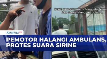 Viral! Protes Suara Sirine, Pemotor Hadang Ambulans | BORGOL