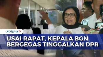 Ditanya Wartawan Soal Motor Listrik MBG, Kepala BGN Nanik Bergegas Tinggalkan DPR