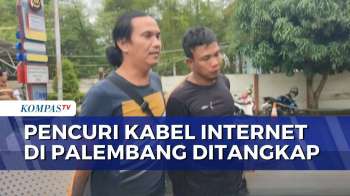 Pencuri Kabel Internet Menangis saat Ditangkap Polisi, Akui Hasil Curian untuk Beli Sabu