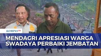 Warga Aceh Swadaya Perbaiki Jembatan, Mendagri: Pemerintah Akan Perkuat Struktur Jembatan