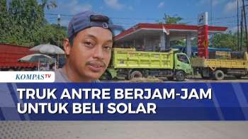 Antrean Solar Di SPBU Samarinda Mengular Hingga 1 Kilometer, Sopir Truk Tunggu Berjam-jam