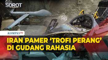 Iran Pamer ‘Trofi Perang’ Drone-Bongkahan Pesawat Di Gudang Rahasia, Diklaim Milik AS-Israel