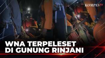 WNA Tiongkok Dievakuasi Usai Terpeleset Di Jalur Pendakian Gunung Rinjani | BERITA UTAMA