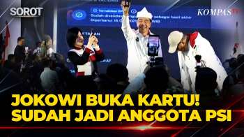 Kejutan Jokowi! Buka Kartu Sudah Jadi Anggota PSI Sejak Oktober 2025