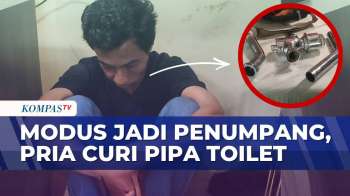 Modus Jadi Penumpang LRT, Spesialis Pencurian Pipa Toilet Ditangkap Polisi Palembang | BORGOL