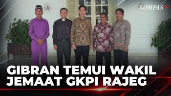 Usai Pembubaran Ibadah, Gibran Terima Perwakilan Jemaat GKPI Rajeg | KOMPAS SIANG