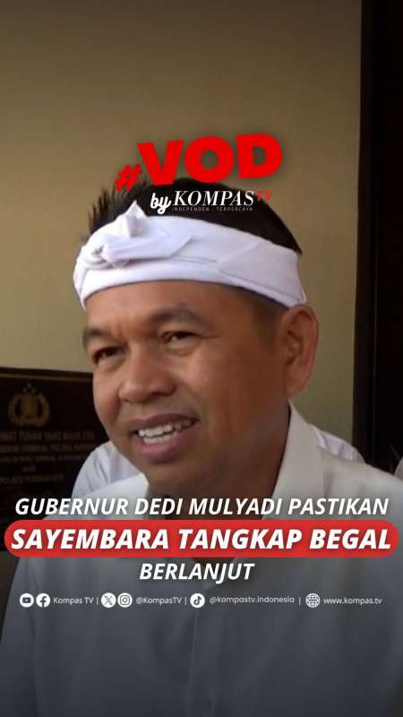 GUBERNUR DEDI MULYADI PASTIKAN SAYEMBARA TANGKAP BEGAL BERLANJUT