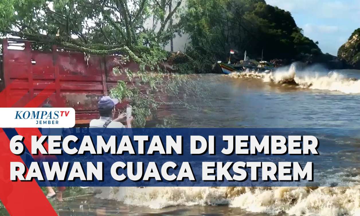 6 Kecamatan di Jember Rawan Angin Kencang dan Gelombang Tinggi