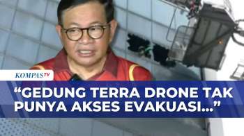 Pramono Tinjau TKP Kebakaran Gedung Terra Drone Kemayoran Jakpus: Tak Ada Akses Evakuasi!