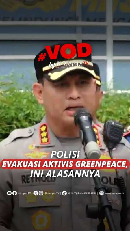 Polisi Soal Evakuasi 6 Aktivis Greenpeace Indonesia Usai Bentangkan Spanduk Di Bundaran HI