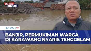 Luapan Sungai Citarum Dan Cibeet Picu Banjir Parah, Air Setinggi 3,5 Meter Rendam Ratusan Rumah