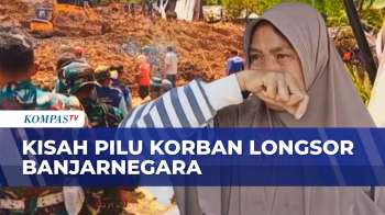 Sedih! Longsor Banjarnegara Hancurkan Kampungnya, Sutinah Harap Korban Hilang Segera Ditemukan
