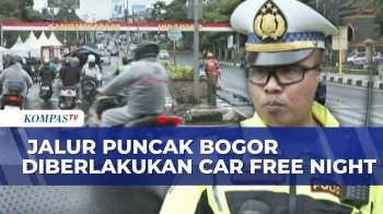 Jalur Puncak Bogor Diberlakukan Car Free Night Pada Pergantian Tahun Baru