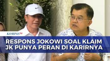 Jawab Pernyataan JK Dengan Senyuman, Jokowi: Saya Hanya Orang Kampung | KOMPAS MALAM