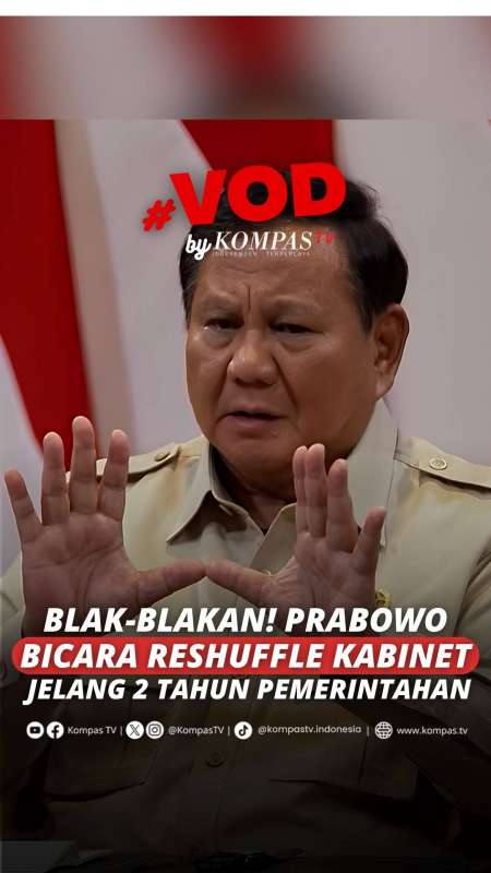 Blak-blakan! Prabowo Bicara Reshuffle Kabinet Jelang 2 Tahun Pemerintahan: Tim Saya Bagus