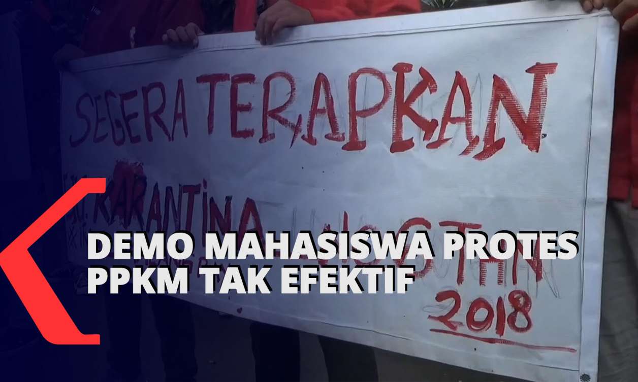 Mahasiswa IMM di Malang Unjuk Rasa Memprotes PPKM Tak Efektif