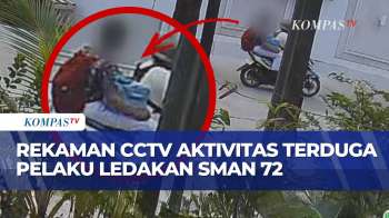 Terungkap! Ini Rekaman CCTV Aktivitas Terduga Pelaku Ledakan SMAN 72 Jakarta Sebelum Beraksi