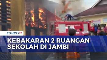 Kebakaran Di SMK Negeri 5 Kerinci Jambi Hanguskan Perpustakaan Dan Ruang Olahraga | SAPA MALAM