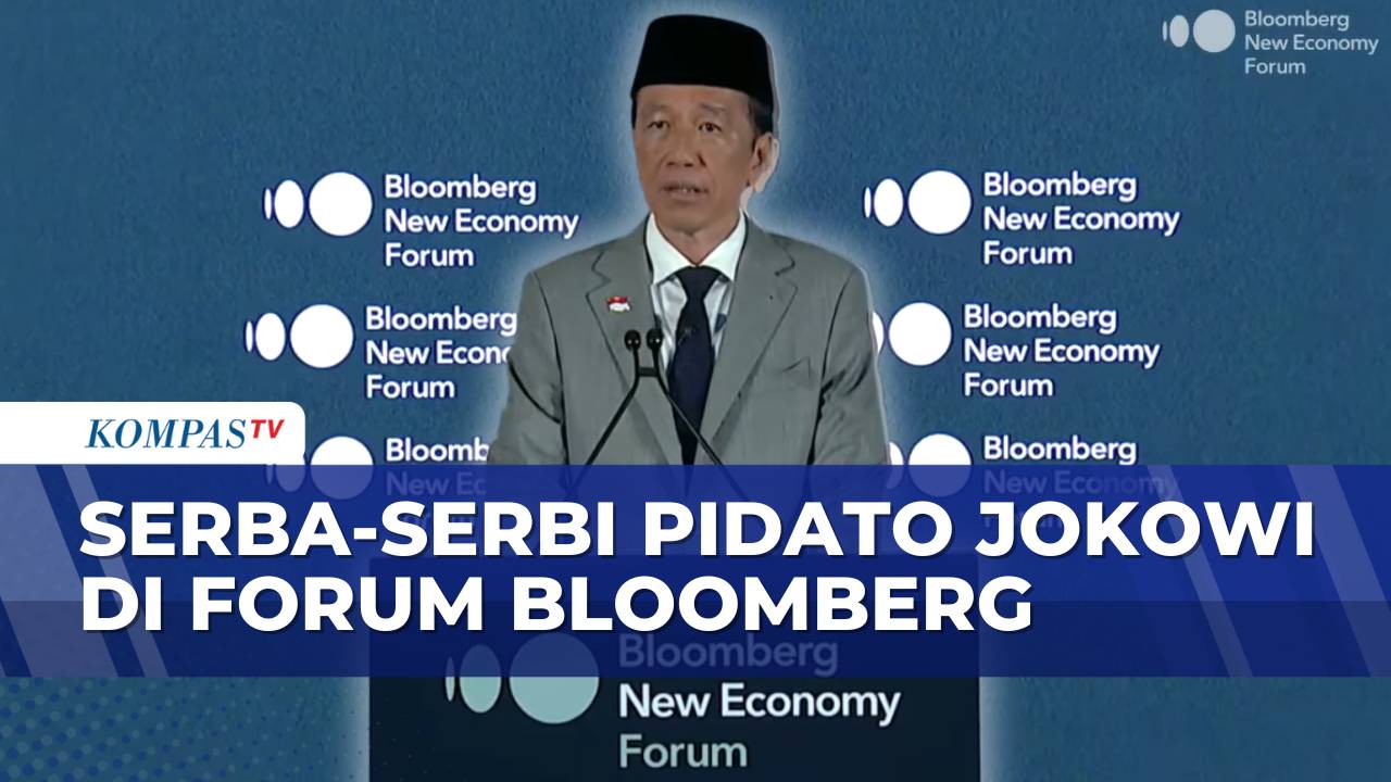 Pidato Jokowi di Forum Bloomberg Bahas Transformasi Digital, Pamerkan Pembangunan Infrastruktur?