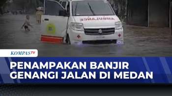 Genangan Tinggi Lumpuhkan Akses Di Medan Selayang, Warga Terdampak | KOMPAS SIANG