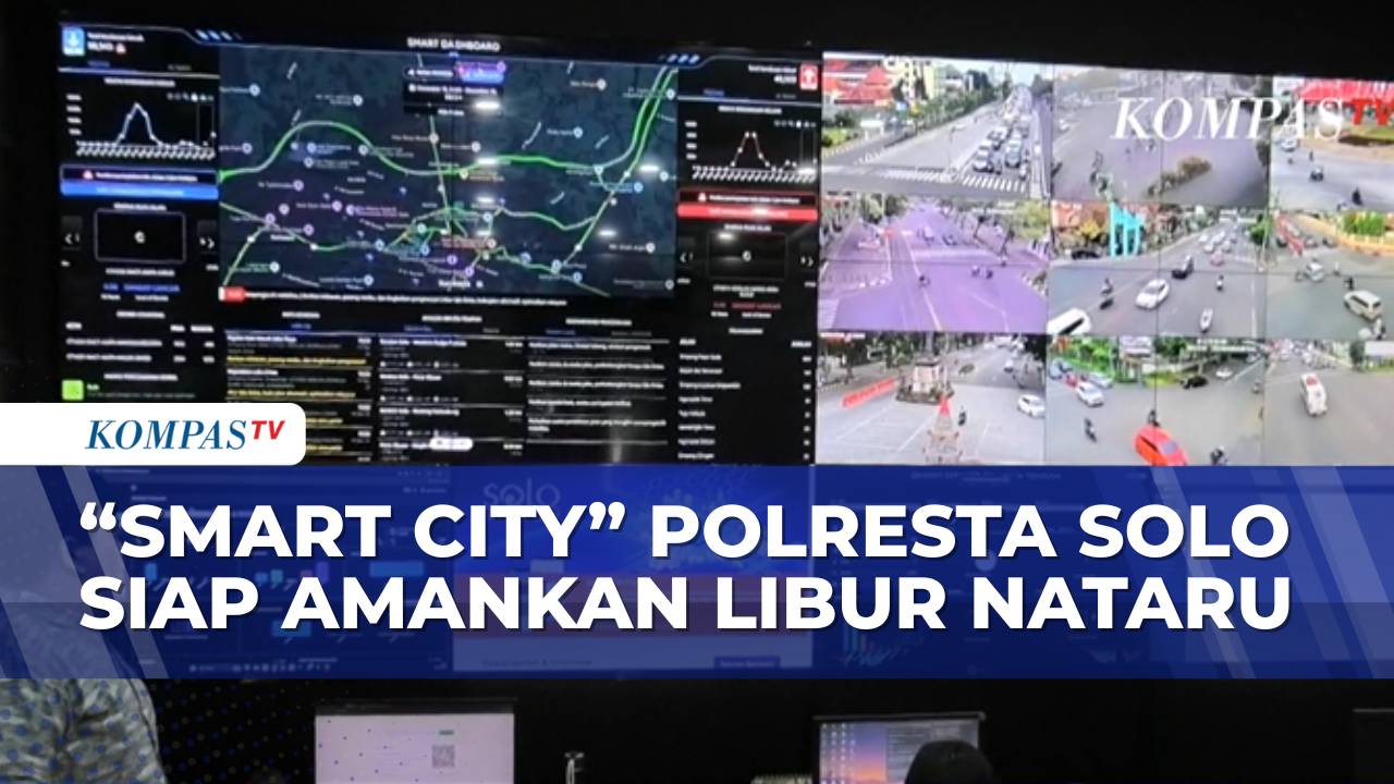 Polresta Solo Optimalkan Smart City untuk Pengamanan Natal dan Tahun Baru | KOMPAS SIANG