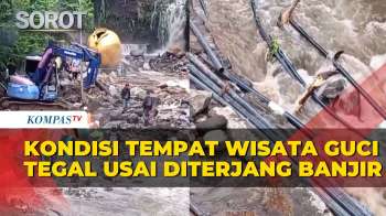 Begini Kondisi Tempat Wisata Guci Tegal Usai Diterjang Banjir Bandang