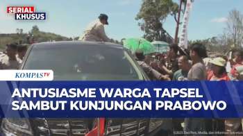 Momen Presiden Prabowo Sapa Warga Tapanuli Selatan Saat Kunjungan Pasca Bencana