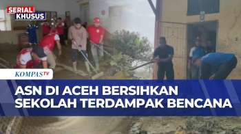 ASN Aceh Tamiang Gotong Royong Bersihkan Sekolah Terdampak Banjir Bandang | SAPA PAGI