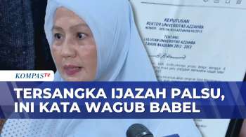 Wagub Babel Hellyana Tersangka Dugaan Ijazah Palsu: Saya Tidak Ada Niat Jahat