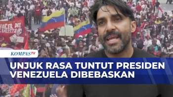 Hands Off Venezuela! Massa Aksi Tuntut AS Bebaskan Presiden Nicolas Maduro Dan Istrinya