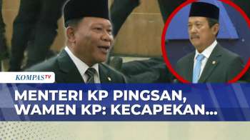 Insiden Menteri KP Pingsan Saat Pelepasan Jenazah Korban ATR, Wamen KP: Kelelahan