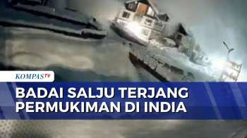 Detik-Detik Badai Salju Terjang Permukiman Dan Timbun Rumah Di India | BERUT