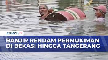 Kondisi Banjir Rendam Permukiman Di Bekasi Hingga Tangerang, Air Capai Satu Meter!