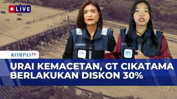 Urai Kemacetan Arus Balik Lebaran, GT Cikatama Berlakukan Diskon Tol 30%| KOMPAS PETANG