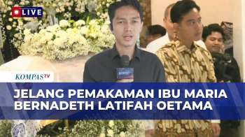 Suasana Jelang Pemakaman Ibu Maria Bernadeth Latifah Oetama, Wapres Gibran Melayat Ke Rumah Duka