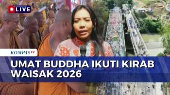 Rangkaian Puncak Perayaan Waisak 2026, Umat Buddha Ikuti Kirab Dari Candi Mendut Ke Candi Borobudur