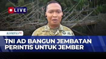 TNI AD Bangun Jembatan Gantung Di Jember, Pulihkan Akses Warga | JURNAL NUSANTARA