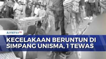 Kecelakaan Beruntun Di Simpang Unisma Bekasi, 1 Pengemudi Ojol Tewas Dan 6 Orang Terluka