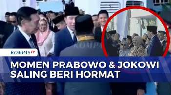 Saat Presiden Prabowo dan Jokowi Saling Beri Hormat dalam Acara HUT ke-80 Bhayangkara