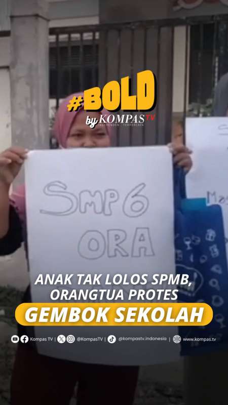 ANAK TAK LOLOS SPMB, ORANGTUA PROTES GEMBOK SEKOLAH
