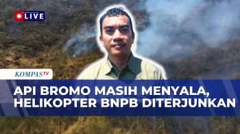 Situasi Terkini! Titik Api Bromo Masih Terlihat, BNPB Kerahkan 2 Helikopter | KOMPAS SIANG