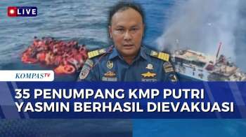 Update KMP Putri Yasmin: 35 Penumpang Yang Berhasil Dievakuasi Saat Ini Kondisinya Sehat