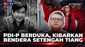 Bendera Setengah Tiang Dikibarkan Selama 7 Hari, Penghormatan PDIP Untuk Guruh Soekarnoputra