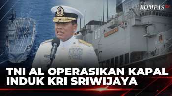 TNI AL Resmi Operasikan KRI Sriwijaya, Kapal Induk Ringan Pertama Indonesia | KOMPAS PETANG