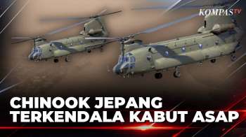 Chinook Militer Jepang Terkendala Kabut Asap Saat Padamkan Karhutla Ketapang | KOMPAS PETANG